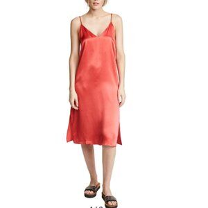 Anine Bing Gemma Red Slip Dress XS